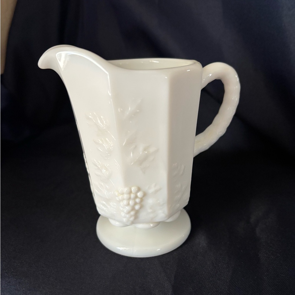 Vintage Westmoreland White Milk Glass Creamer